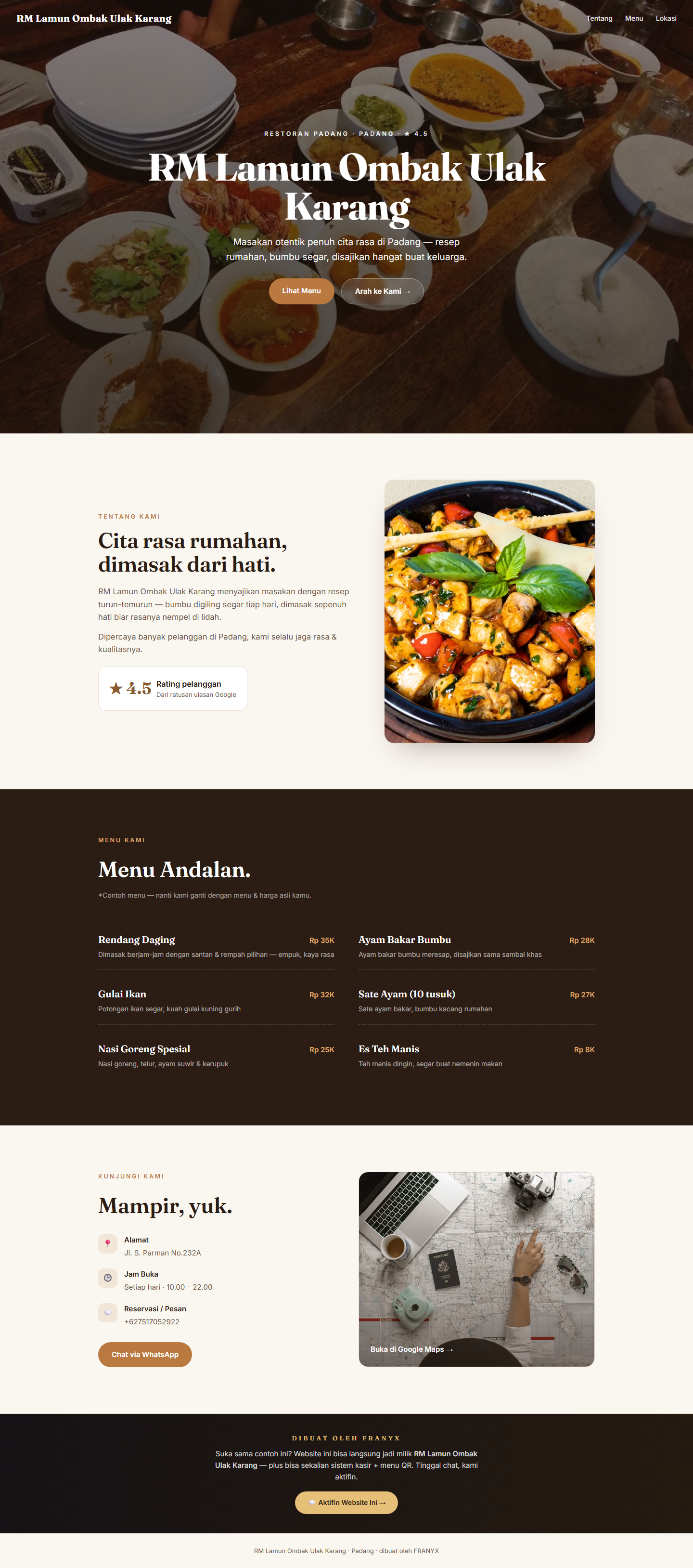 Website usaha